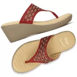 Scholl Red Thong For Women -Shoes for me! 6735201 7