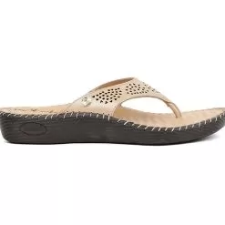 Scholl Offwhite Chappal For Women