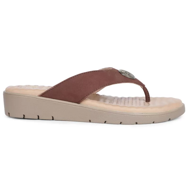 Scholl Dark Brown Chappal For Women 1 Scholl Dark Brown Chappal For Women