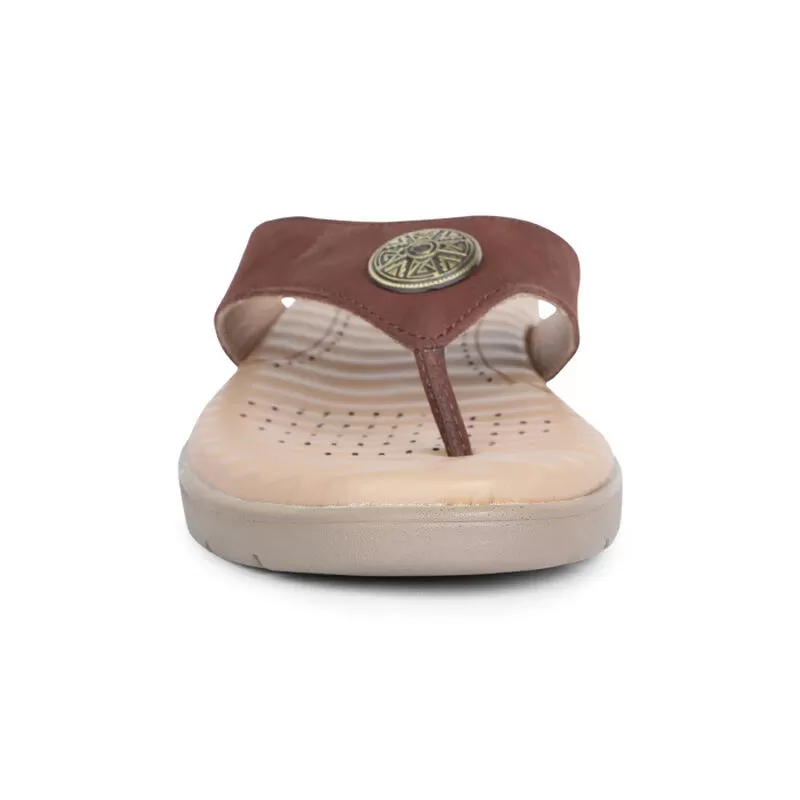 Scholl Dark Brown Chappal For Women 4 Scholl Dark Brown Chappal For Women - Image 4