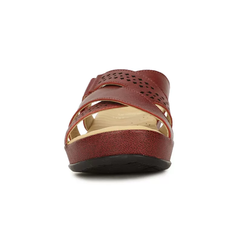 Scholl Red Mule For Women 3 Scholl Red Mule For Women - Image 3