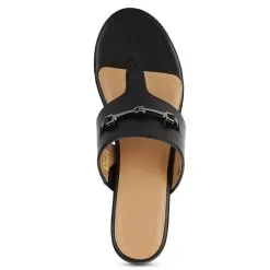 Naturalizer Black Platform Chappal For Women -Shoes for me! 6746909 5