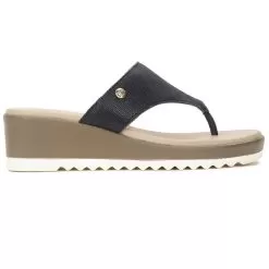 Hush Puppies Navy Thong For Women