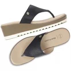 Hush Puppies Navy Thong For Women -Shoes for me! 6749704 7