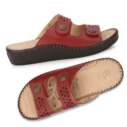 Scholl Maroon Chappal For Women 13 Scholl Maroon Chappal For Women -Shoes for me! 6765909 7