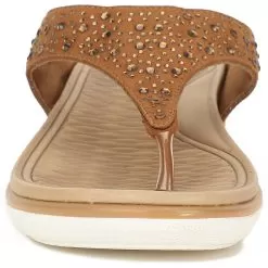 Bata Comfit Light Brown Thong For Women -Shoes for me! 6793414 3
