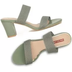 Bata Green Mule For Women -Shoes for me! 6797421 7