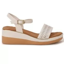 Bata White Sandal For Women