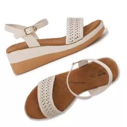 Bata White Sandal For Women -Shoes for me! 7611057 7