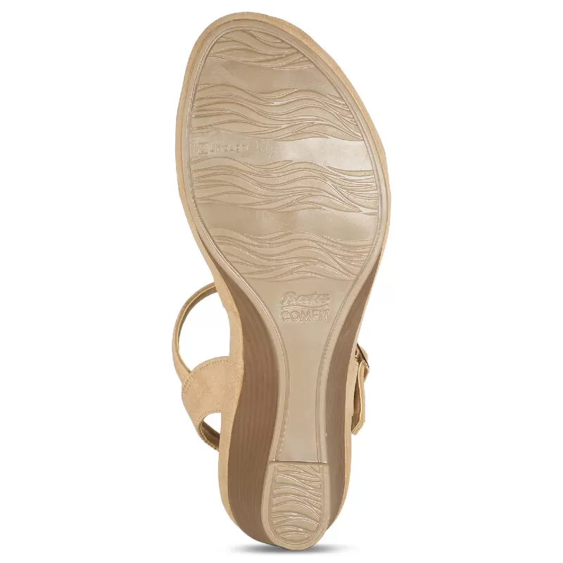 Bata Tan Sandal For Women 6 Bata Tan Sandal For Women - Image 6