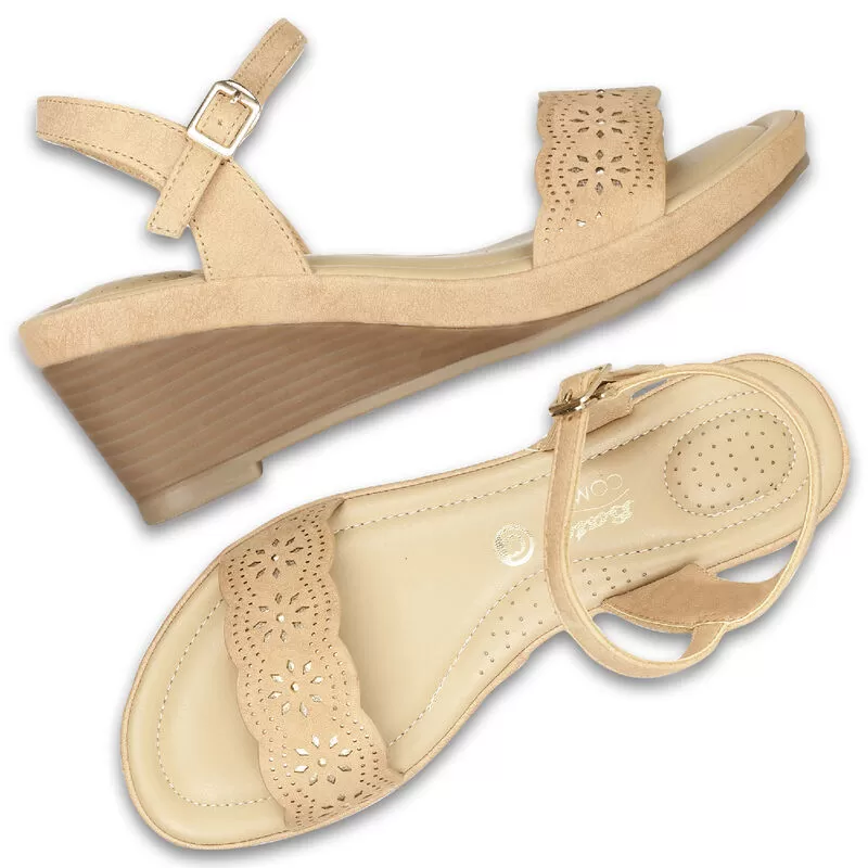 Bata Tan Sandal For Women 7 Bata Tan Sandal For Women - Image 7