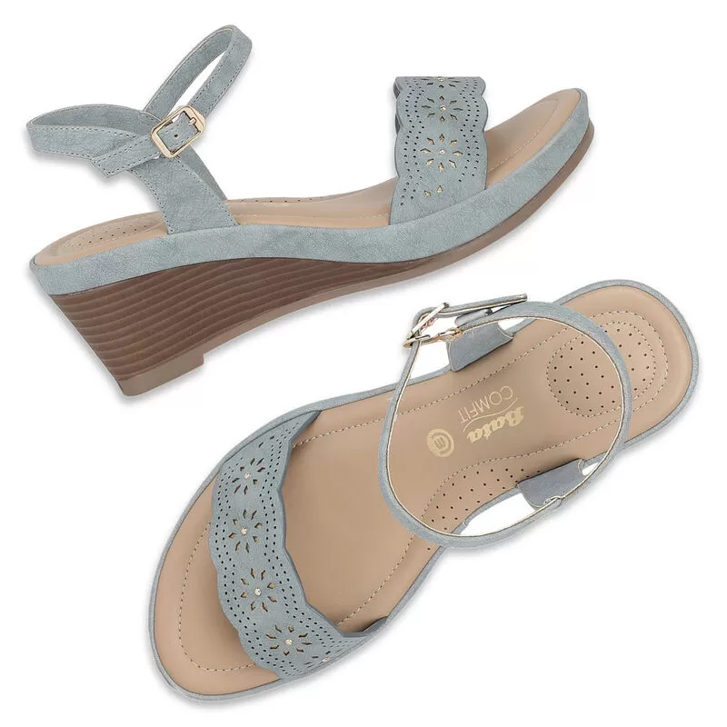 Bata Navy Sandal For Women 7 Bata Navy Sandal For Women - Image 7