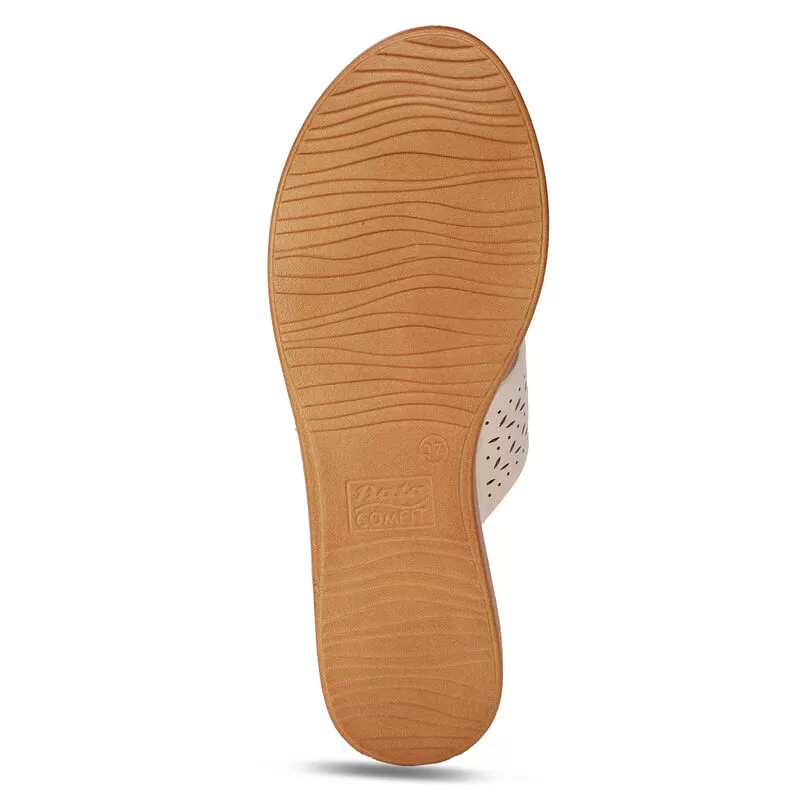 Bata Offwhite Chappal For Women 5 Bata Offwhite Chappal For Women - Image 5