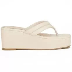 Bata Offwhite Thong For Women