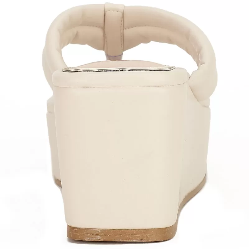 Bata Offwhite Thong For Women 4 Bata Offwhite Thong For Women - Image 4