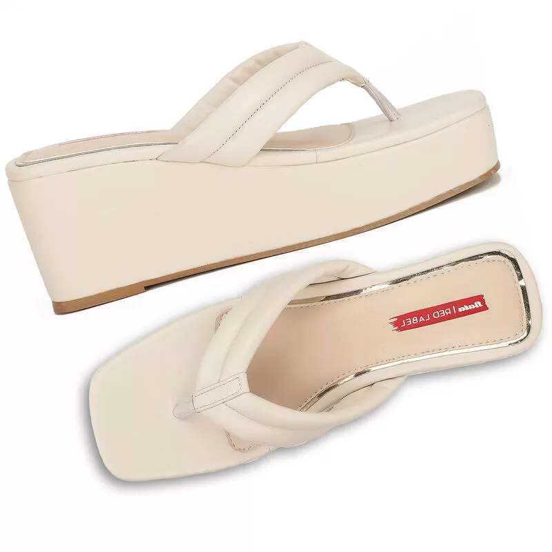 Bata Offwhite Thong For Women 7 Bata Offwhite Thong For Women - Image 7