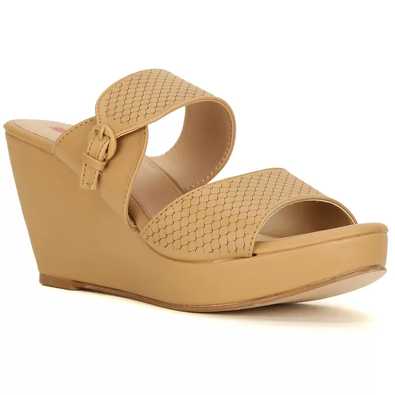 Bata Light Brown Mule For Women 2 Bata Light Brown Mule For Women - Image 2