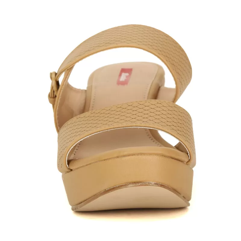 Bata Light Brown Mule For Women 3 Bata Light Brown Mule For Women - Image 3