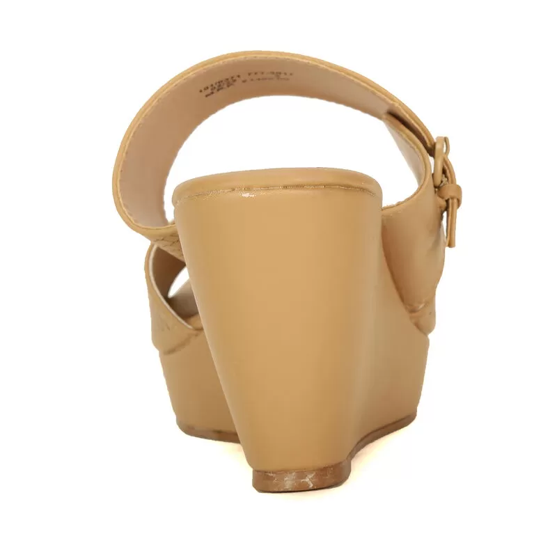 Bata Light Brown Mule For Women 4 Bata Light Brown Mule For Women - Image 4