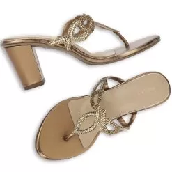 Marie Claire Light Brown Block Heel For Women -Shoes for me! 7713330 7