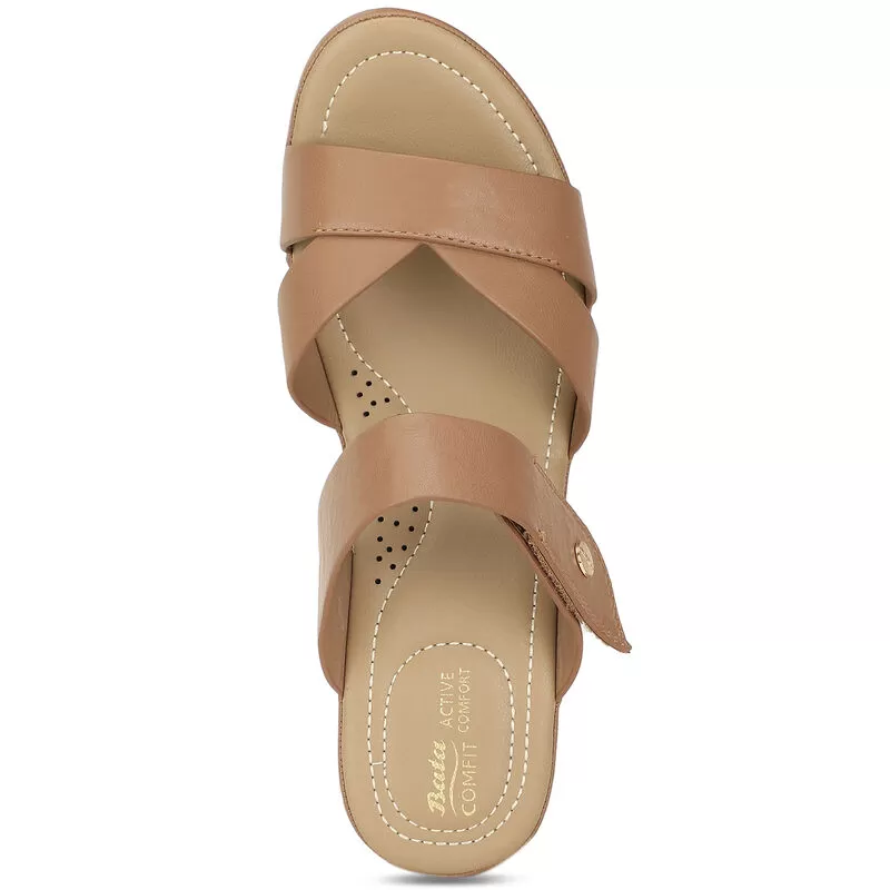 Bata Comfit Brown Mule For Women 5 Bata Comfit Brown Mule For Women - Image 5