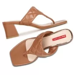 Bata Brown Thong For Women -Shoes for me! 7714573 7