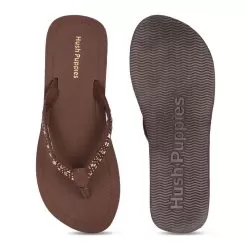 Hush Puppies Brown Thong For Women -Shoes for me! 7714622 4