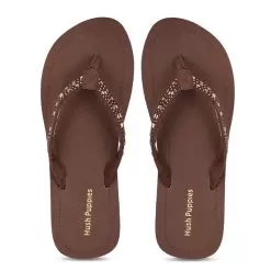 Hush Puppies Brown Thong For Women -Shoes for me! 7714622 5