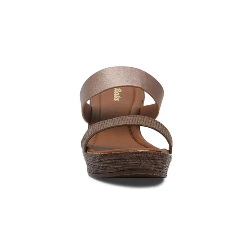 Bata Brown Chappal For Women 4 Bata Brown Chappal For Women - Image 4