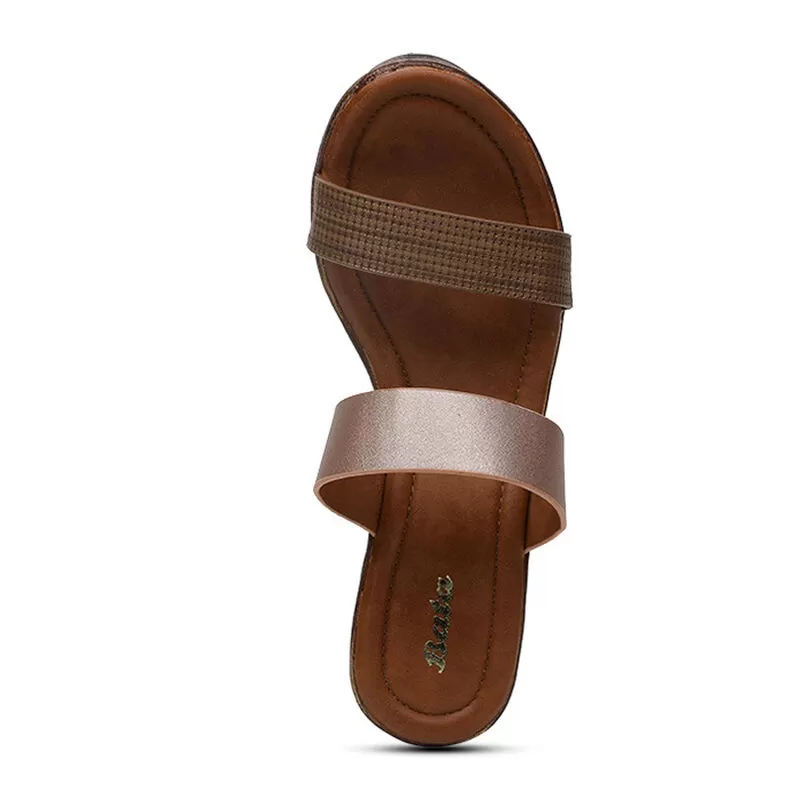 Bata Brown Chappal For Women 5 Bata Brown Chappal For Women - Image 5