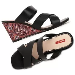 Bata Black Chappal For Women -Shoes for me! 7716124 7