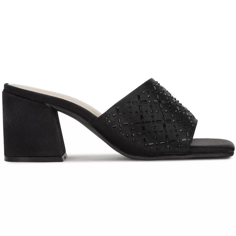 Marie Claire Black Block Heel For Women 1 Marie Claire Black Block Heel For Women
