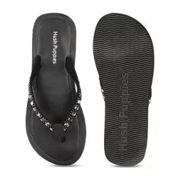Hush Puppies Black Thong For Women -Shoes for me! 7716622 4