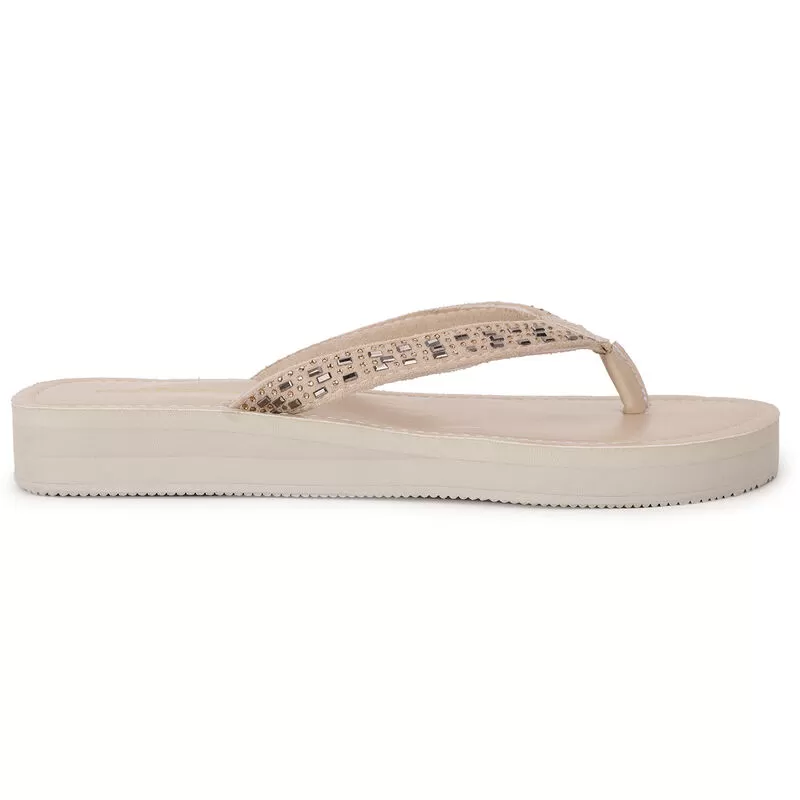 Hush Puppies Beige Chappal For Women 1 Hush Puppies Beige Chappal For Women