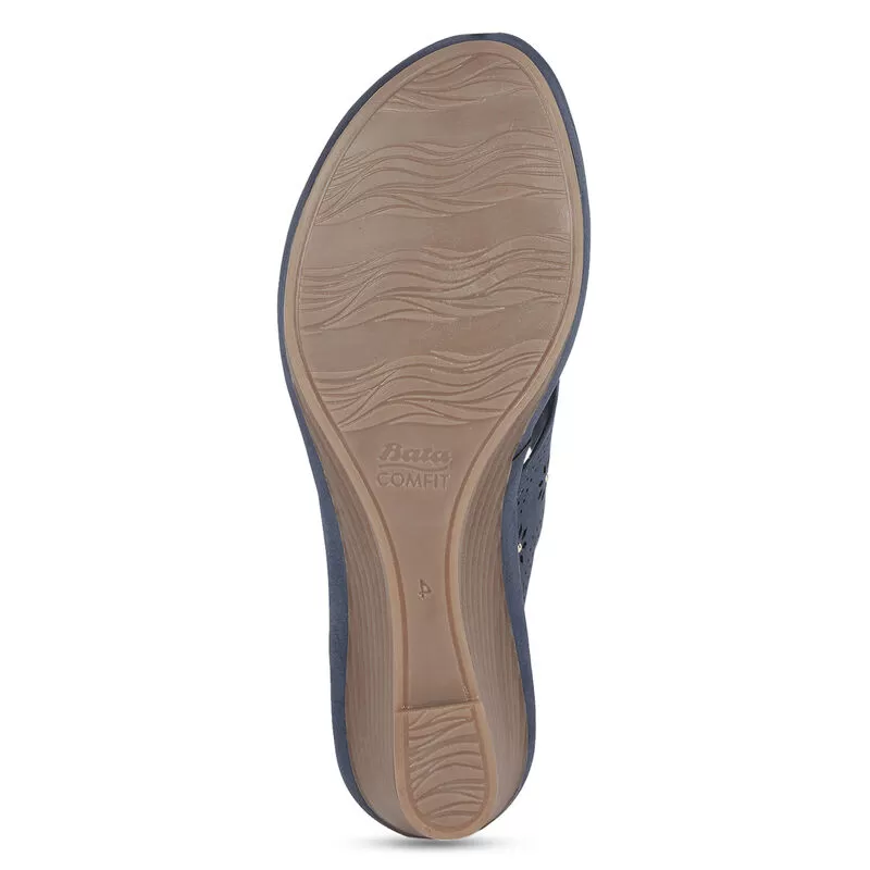 Bata Navy Chappal For Women 6 Bata Navy Chappal For Women - Image 6