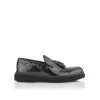 Men`s Slip-On Shoes Luigi Patent Leather Black