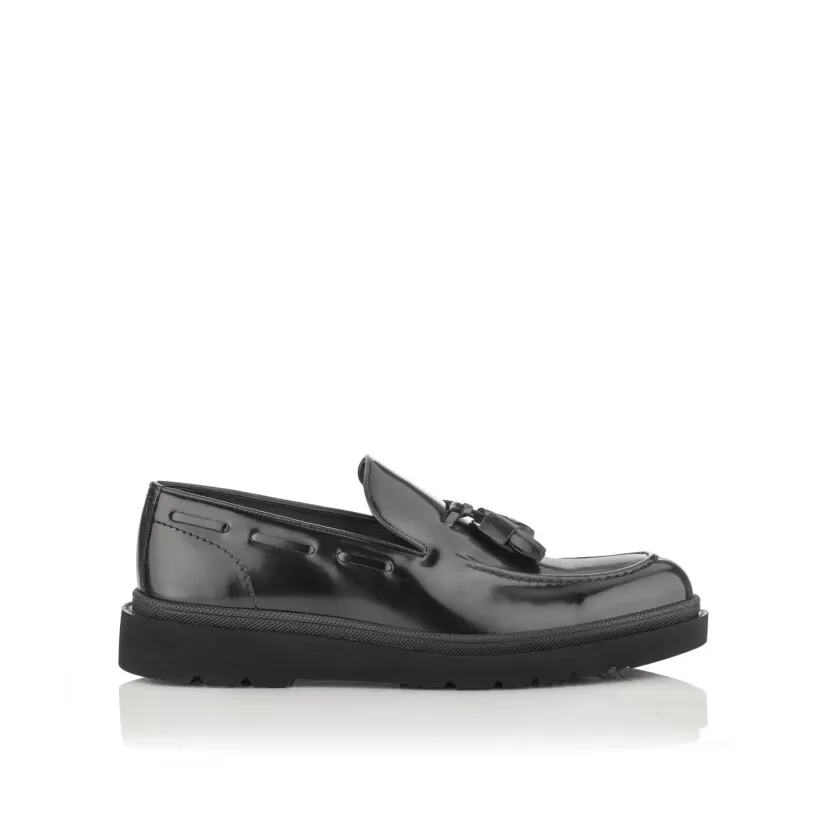 Men`s Slip-On Shoes Luigi Patent Leather Black 1 Men`s Slip-On Shoes Luigi Patent Leather Black